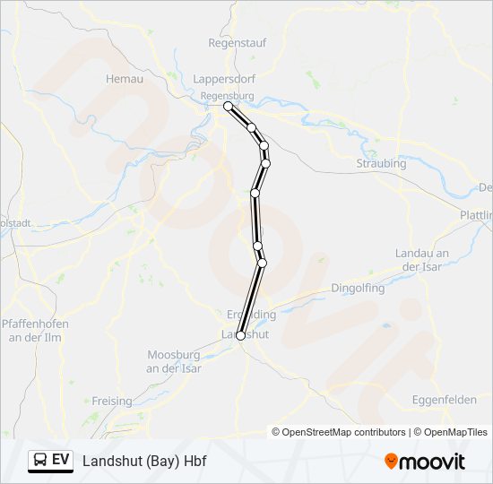 EV bus Line Map