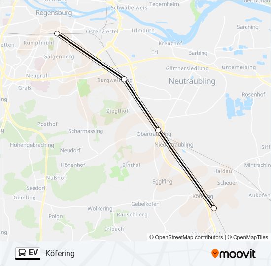 EV bus Line Map