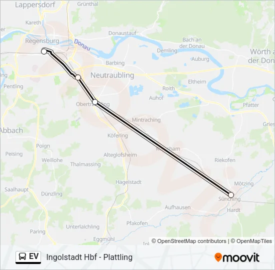 EV Bus Line Map