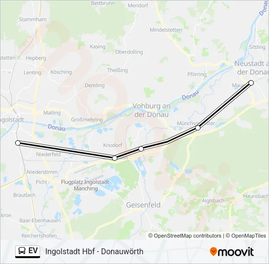 EV Bus Line Map