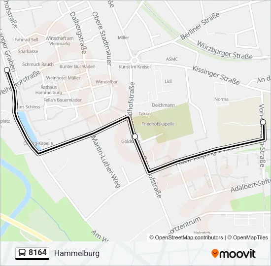 8164 Bus Line Map