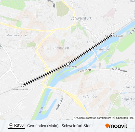 rb50 Route: Schedules, Stops & Maps - Schweinfurt Hbf (Updated)