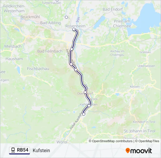 RB54  Line Map