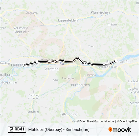 RB41  Line Map
