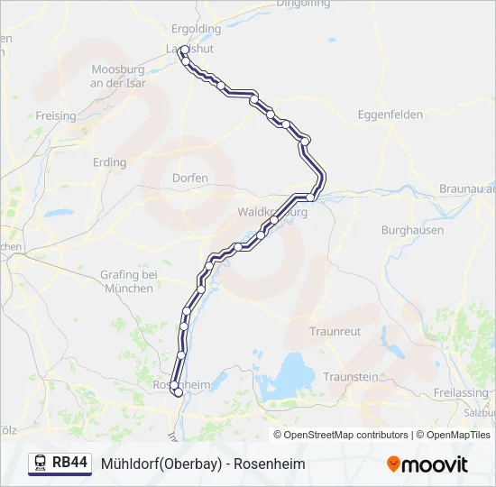 RB44  Line Map