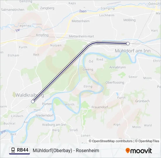 RB44  Line Map
