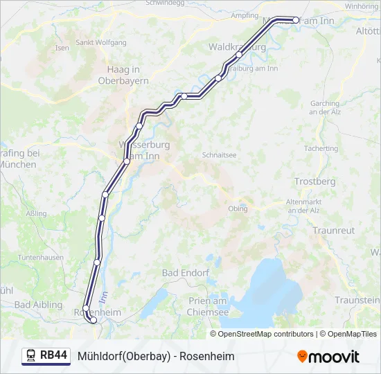 RB44  Line Map