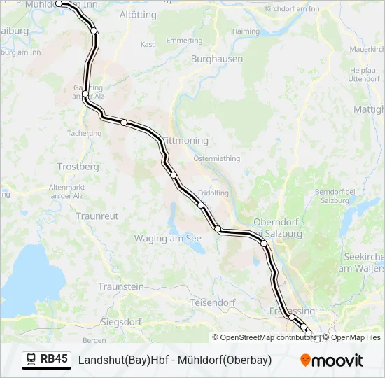 RB45  Line Map