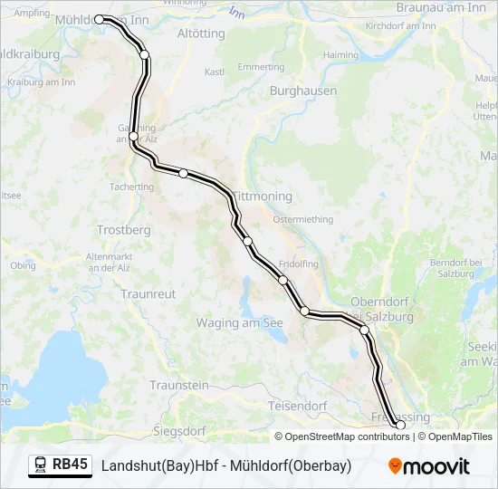 RB45  Line Map
