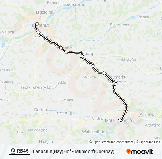 RB45  Line Map