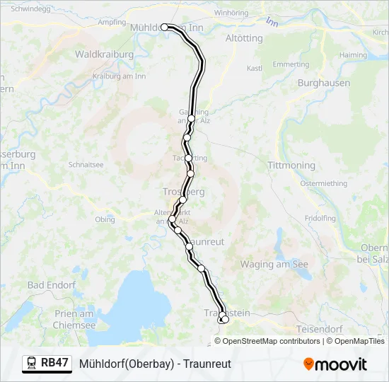 RB47  Line Map