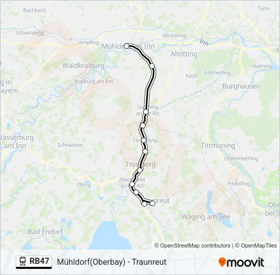 RB47  Line Map