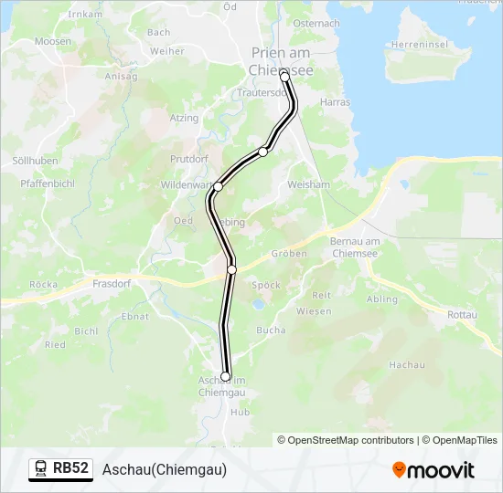 RB52  Line Map