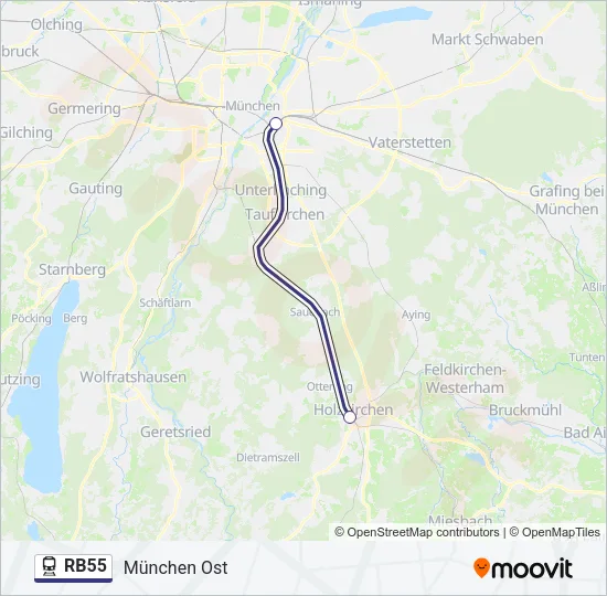 RB55  Line Map