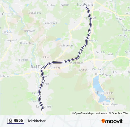 RB56  Line Map