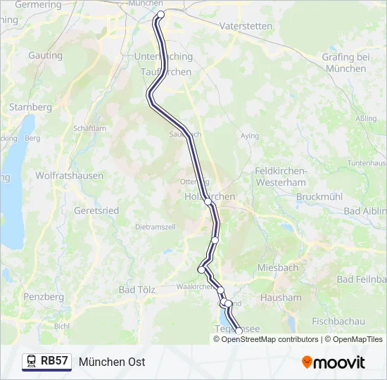 RB57  Line Map