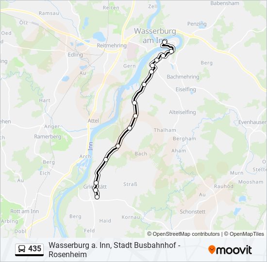 435 Route Schedules, Stops & Maps Griesstätt Lagerhaus (Updated)