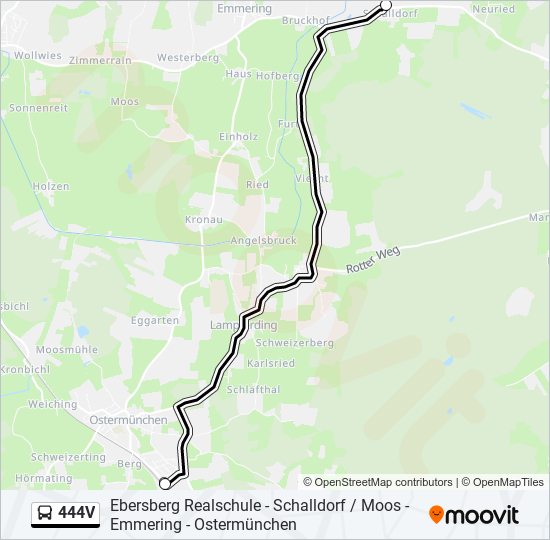 444V bus Line Map