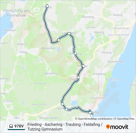 978V Bus Line Map