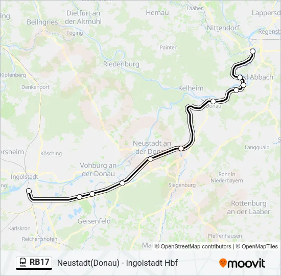 RB17  Line Map