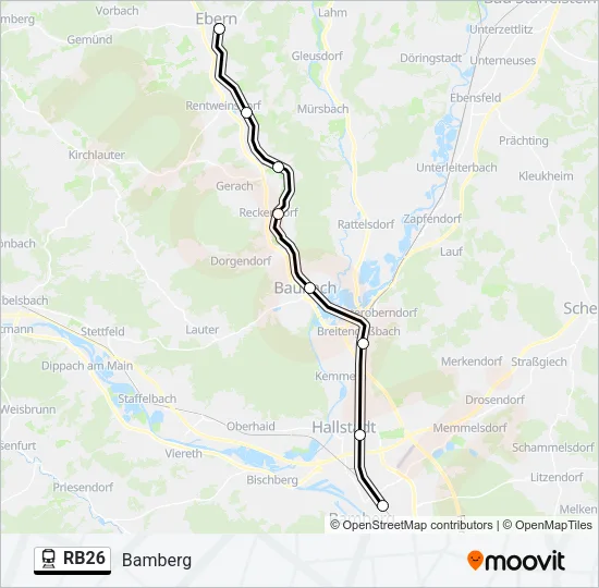 RB26  Line Map