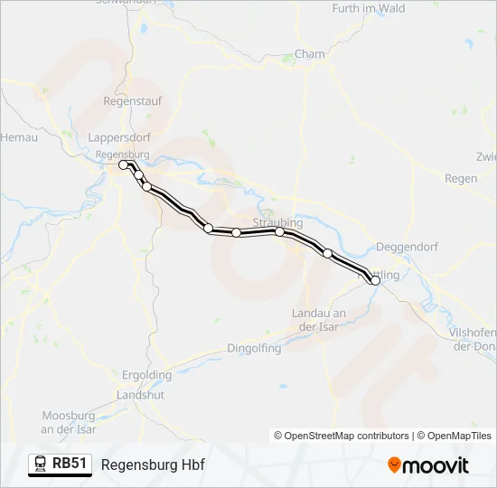 RB51  Line Map