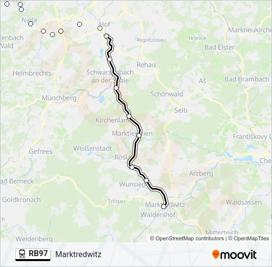 RB97 Train Line Map