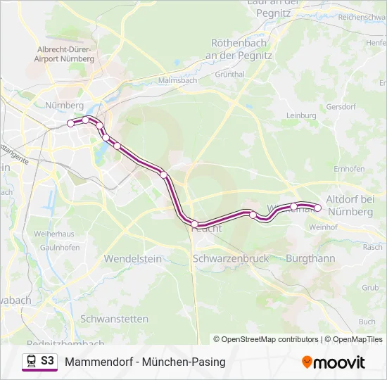  S3: карта маршрута