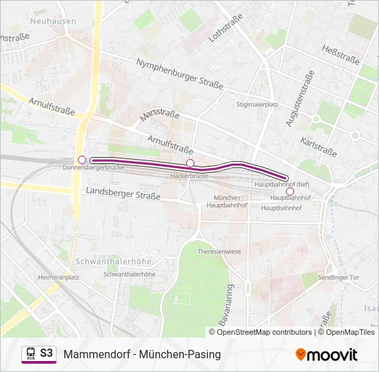  S3: карта маршрута