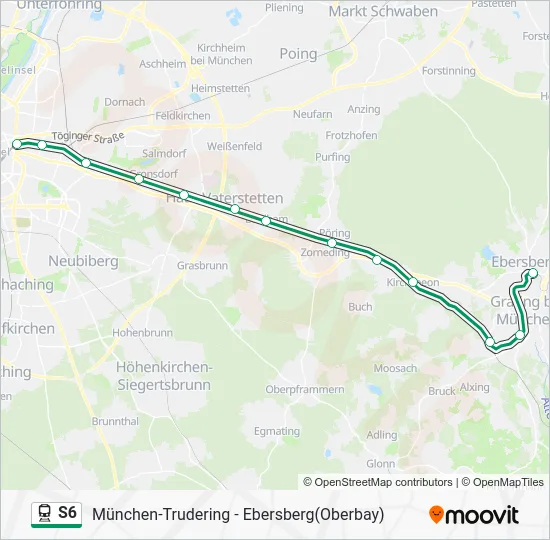  S6: карта маршрута