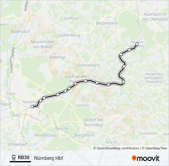 Rb30 Route Schedules Stops And Maps Nürnberg Hbf Updated 7251