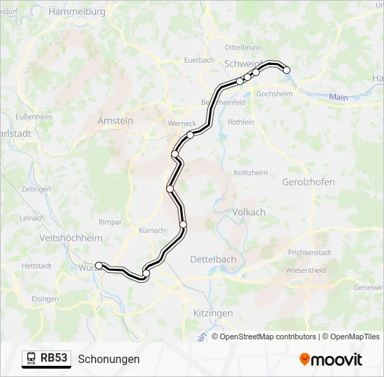  RB53: карта маршрута