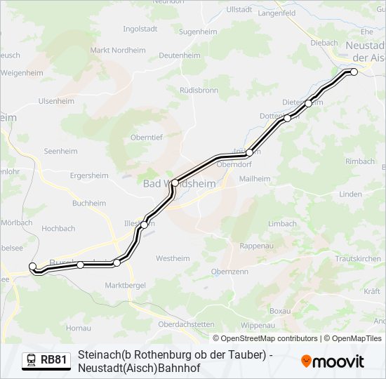 rb81 Route: Schedules, Stops & Maps - Steinach(B Rothenburg Ob Der ...