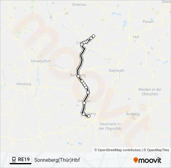 RE19  Line Map