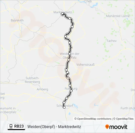RB23 Train Line Map