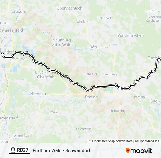 RB27 Train Line Map