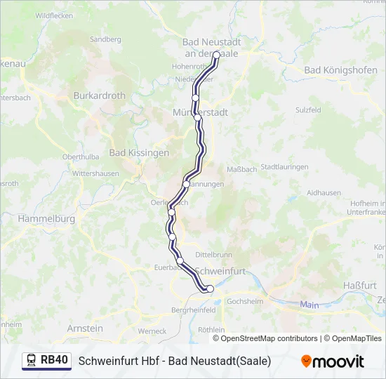 RB40  Line Map