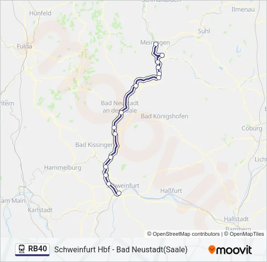 RB40  Line Map