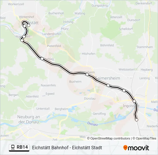 RB14  Line Map