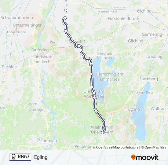 RB67  Line Map