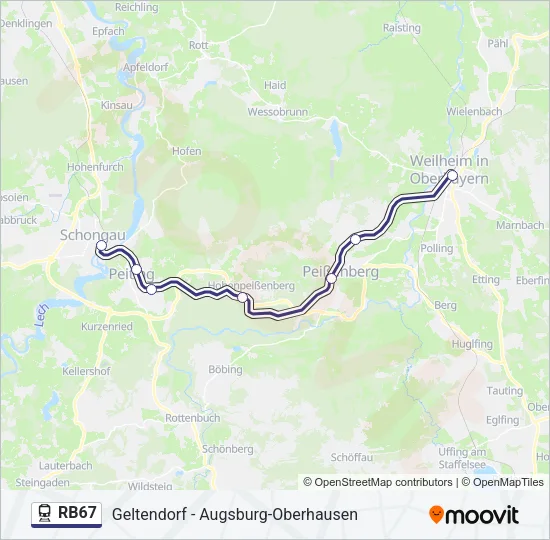 RB67  Line Map