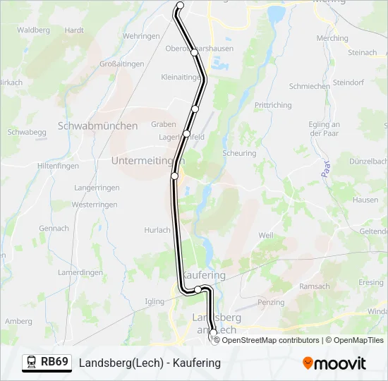 RB69  Line Map