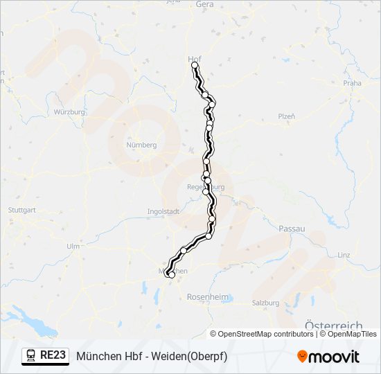 R23 Train re23 Route: Schedules, Stops & Maps - München Hbf (Updated)