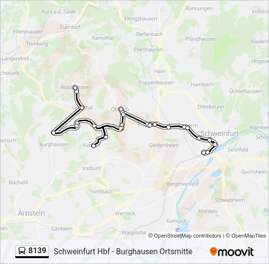 8139 Bus Line Map