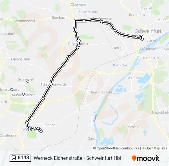 8148 Bus Line Map