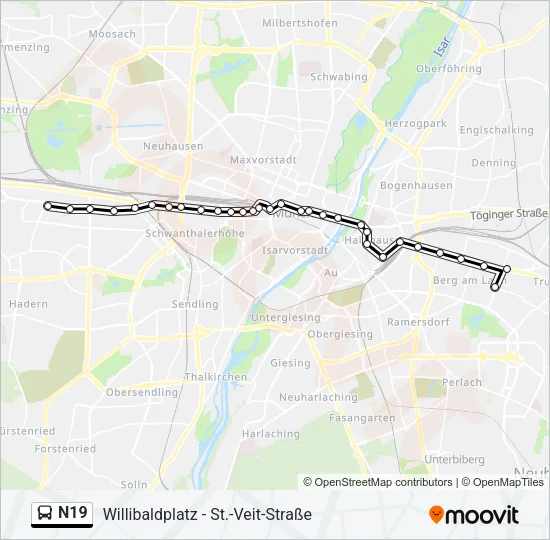N19  Line Map