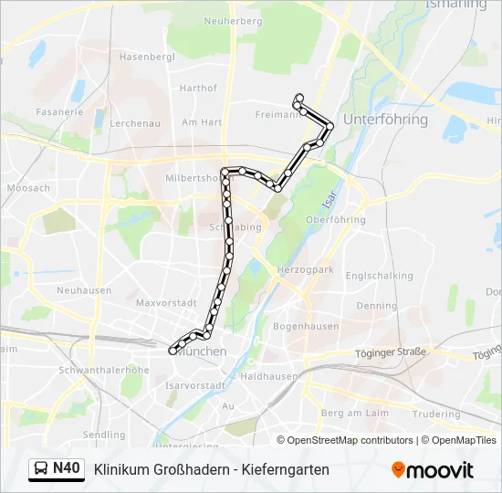 N40  Line Map