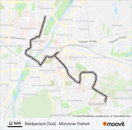 N45  Line Map