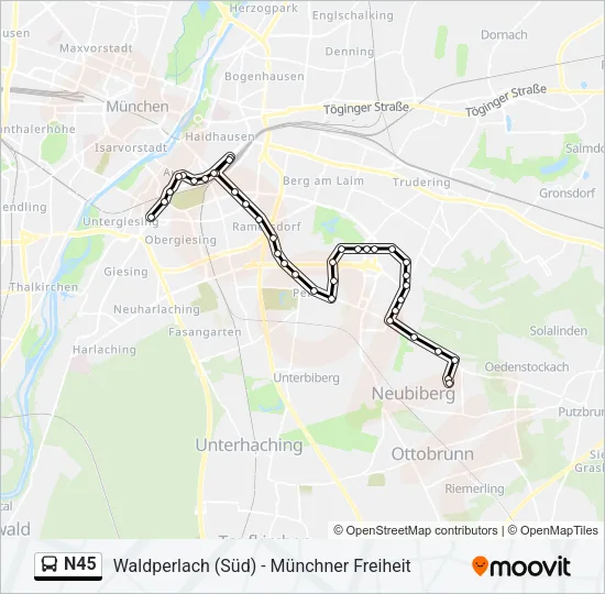 N45  Line Map