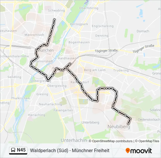 N45  Line Map